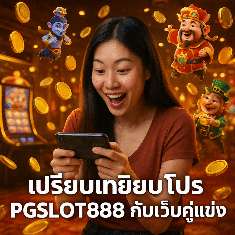 เปรียบเทียบโปร PGSLOT888 กับเว็บคู่แข่ง